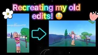 Recreating my old Edits(original??) ~ Roblox Trend