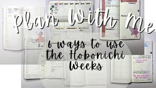 6 Ways To Use Your Hobonichi Weeks | Plan With Me