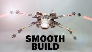 LEGO X-WIING FIGHTER 9493 - SMOOTH STOP MOTION BUILD