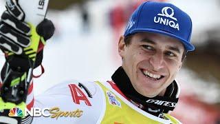 Matthias Mayer escapes by 0.07 in Wengen super combined | NBC Sports