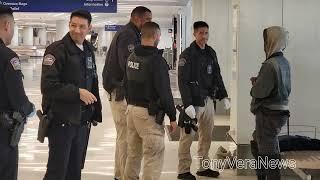 LAX airport police Crisis intervention team how they deal with homeless people up to no good