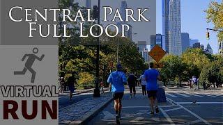 VIRTUAL RUN - Central Park Full Loop 4k 60fps