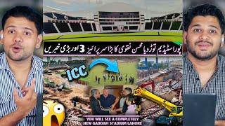 Indian Reaction On Gaddafi Stadium Renovation For Champions Trophy