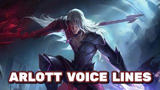 Arlott Voice Lines And Quotes Mobile Legends