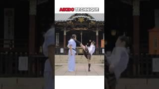 Aikido technique from roud kick #aikido #mma #karate