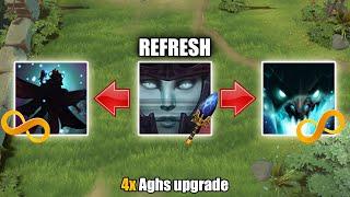 4x AGHS - Permanent Spells [SHADOW REALM + BLUR + VISAGE AGHS] Dota 2 Ability draft