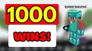 I got 1000 wins in bloxd.io skywars!