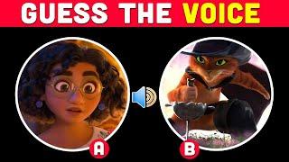 Guess The Voice Puss in Boots & Disney Character | Guess The Voice