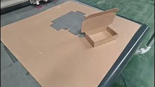 How to make a carton box with insert foam by Dake digital knife cutting machine