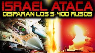  DEFENSAS ANTIAEREAS RUSAS ABREN FUEGO EN SIRIA  ISRAEL LANZA BOMBARDEO 