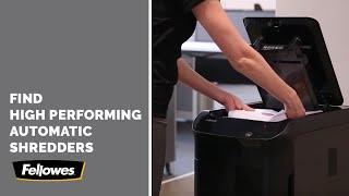 Selecting an Office Paper Shredder That’s Automatic- AutoMax™ 350C and 550C