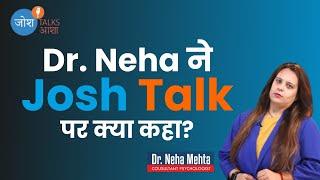 Dr. Neha on Josh Talks Asha || Dr. Neha Mehta