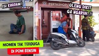 Oleng Dikit Ga Ngaruh..!! Deretan Momen Tak Terduga Di Pom Bensin