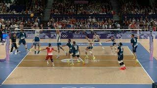 Volleyball France Earvin N’Gapeth Amazing in France - Italy 2024 Paris Olympics