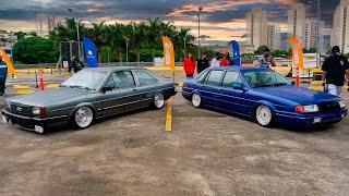 VW SANTANA COM RODAS BBS, E SANTANA COM FRENTE AUDI 