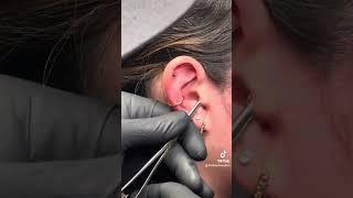 Tragus Piercing by Kelly @ PLAN 9 PIERCING | Best body piercer in Las Vegas! #lasvegas #bodypiercing