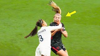 Brutal Fouls & Dirty Plays in Women's Football