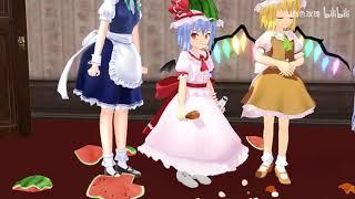 [ MMD Touhou ] Remilia And Clownpiece : Old Rockin' Chair Remilia