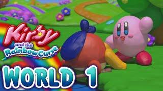 Kirby and the Rainbow Curse: World 1 (4-Player)