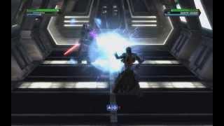 Star Wars The Force Unleashed - Dark Side Ending - Fallen Starkiller vs. Darth Vader