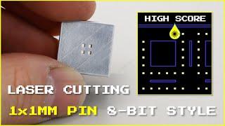 Ultra HIGH-ASPECT laser micro cutting with waterjet laser "8-bit style"