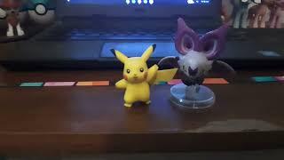 Pikachu and Noibat Watching Mashed Plus on YouTube Channel part 1