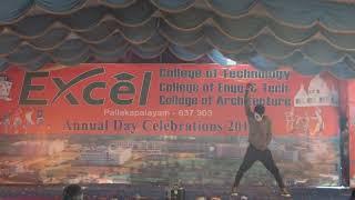 Power packed dance perfomance by Arjun Paul and Francy Varghese and boys