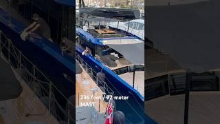Unbelievable 221 foot / 67,5 meter MAST-  BETTER PLACE Sailing Yacht WALLY 50