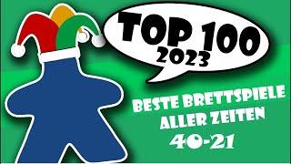 Top 100 beste Brettspiele aller Zeiten - Platz 40-21