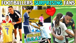 Top 6 Famous Football Players Surprising Their Fans | Ronaldo, Messi, Neymar, Beckham