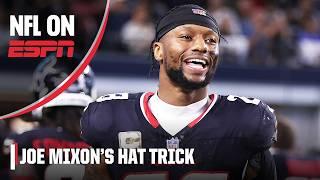 JOE MIXON HAT TRICK  3 TDs in the Texans win vs. the Cowboys on MNF  | NFL on ESPN