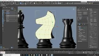 3d Modeling Chess Pieces: Knight, 3ds Max Tutorial - Part 06 | @PROmax3D