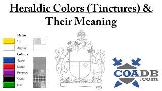 Heraldic Colors (Tinctures) & Their Meaning