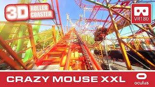 3D Crazy VR Roller Coaster VR180 Wilde Maus XXL Experience | VR POV front row Fairground Fundomio