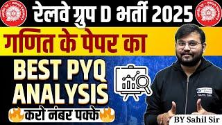 RRB GROUP D 2025 | GROUP D Maths PYQ Analysis|RRB GROUP D Maths Class | GROUP D Maths by Sahil Sir