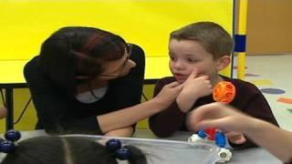 Teaching autistic children