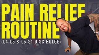 DAILY L4 L5 Disc Bulge Pain Relief Exercise Routine | FEELS AMAZING!