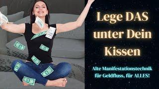 Dein Kissen als Zentrale für Manifestation - Das Gesetz der Anziehung in Aktion!