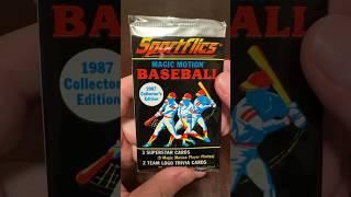 OPENING 1987 SPORTFLICS #junkwax #baseballcards #collectibles