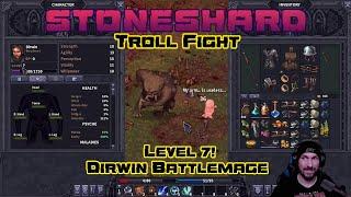 Level 7 Dirwin Battlemage Takes Down the Ancient Troll - Permadeath -Stoneshard | Patch 0.9.1.10