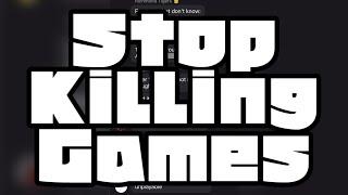 Stop Killing Games @jakediditagain