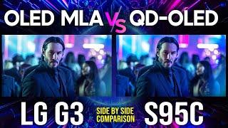 LG G3 vs Samsung S95C | Best TV of 2023? OLED Comparison
