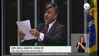 Dep. Boca Aberta (PROS-PR) comenta agressão, faz denúncia e critica deputado Iran