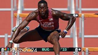 Grant Holloway clears opening hurdle towards a threepeat in 110m at Worlds | NBC Sports