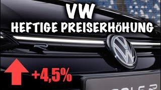 VW Preiserhöhung - was du wissen musst