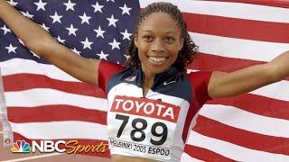 19-year-old Allyson Felix wins first World Title in 2005 | NBC Sports