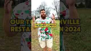 Top 3 Nashville Restaurants in 2024! #food #nashvilletn #youtubeshorts