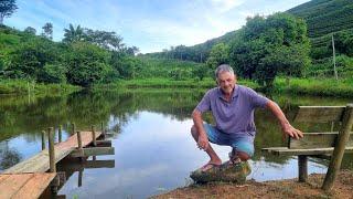 ELE VOLTOU DA CIDADE PRA ROÇA E ESTÁ DANDO VIDA A UM LINDO SÍTIO NO ALTO DA SERRA.