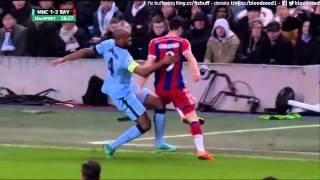 Robert Lewandowski fight vs Vincent Kompany | Manchester City vs Bayern Munich 3-2 HD