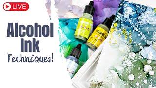 Easy Beginner Alcohol Ink Techniques